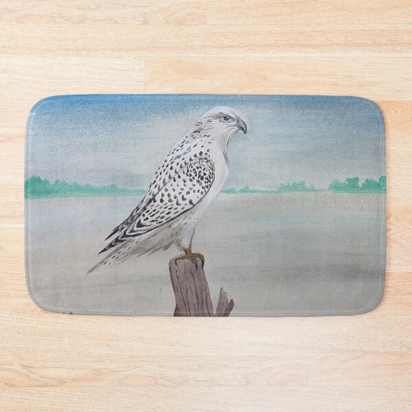 Item preview, Gyrfalcon watching over the arctic tundra  designed and sold by Matt Starr Fine Art .
