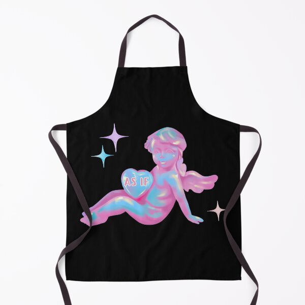 Item preview, As If Vintage Angel Art | Pearl Pink Blue Aesthetic Illustration designed and sold by CindyRandomVibes.