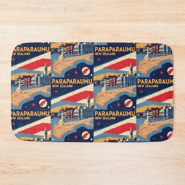 Item preview, Paraparaumu New Zealand Retro Vintage Travel Design designed and sold by TravelersGems.