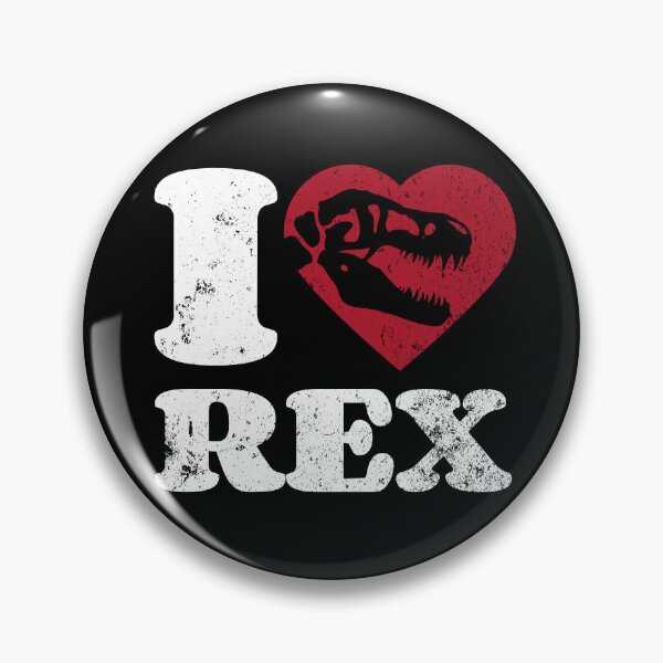 Artikelvorschau, I Love Rex - Heart T-Rex funny dinosaur entworfen und verkauft von Halfstone.