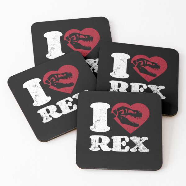 Item preview, I Love Rex - Heart T-Rex funny dinosaur designed and sold by Halfstone.
