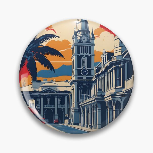 Item preview, Pukekohe East New Zealand Retro Vintage Travel Design designed and sold by TravelersGems.