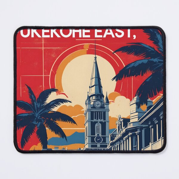 Item preview, Pukekohe East New Zealand Retro Vintage Travel Design designed and sold by TravelersGems.