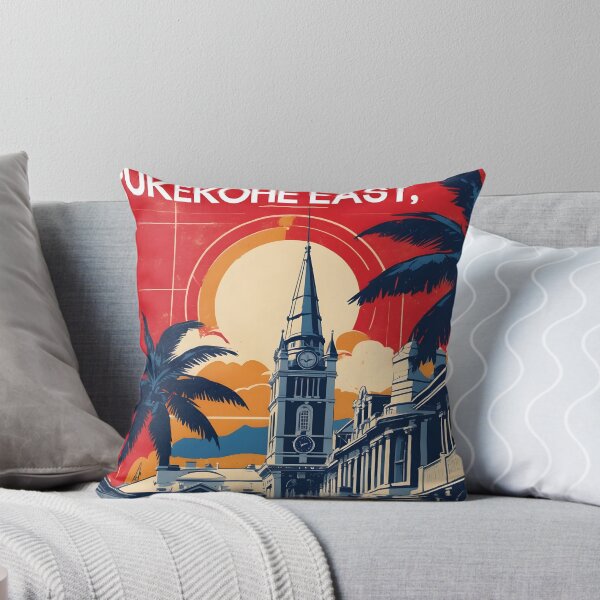 Item preview, Pukekohe East New Zealand Retro Vintage Travel Design designed and sold by TravelersGems.