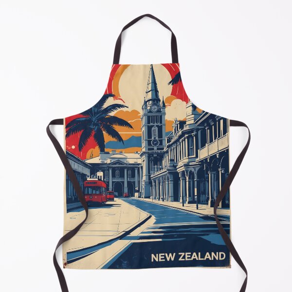 Item preview, Pukekohe East New Zealand Retro Vintage Travel Design designed and sold by TravelersGems.