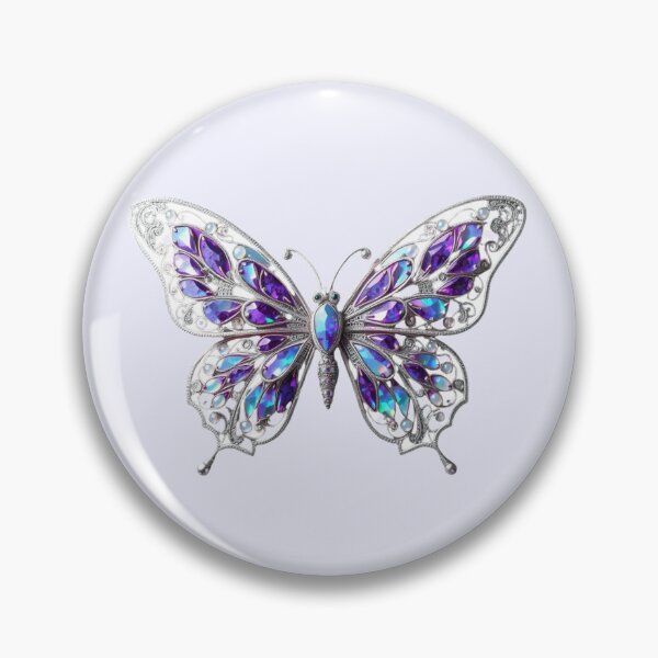 Item preview,  A Sparkly Colorful Gemstone Unique Butterfly Design with Detailed Wings designed and sold by TheCdnGal.