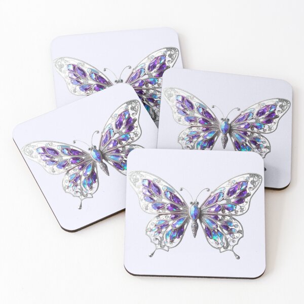 Item preview,  A Sparkly Colorful Gemstone Unique Butterfly Design with Detailed Wings designed and sold by TheCdnGal.