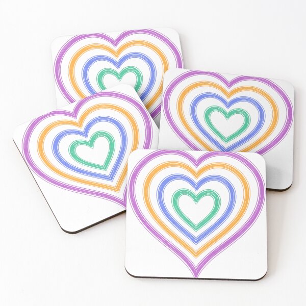 Item preview, Nested Neon Hearts designed and sold by Khanworld.