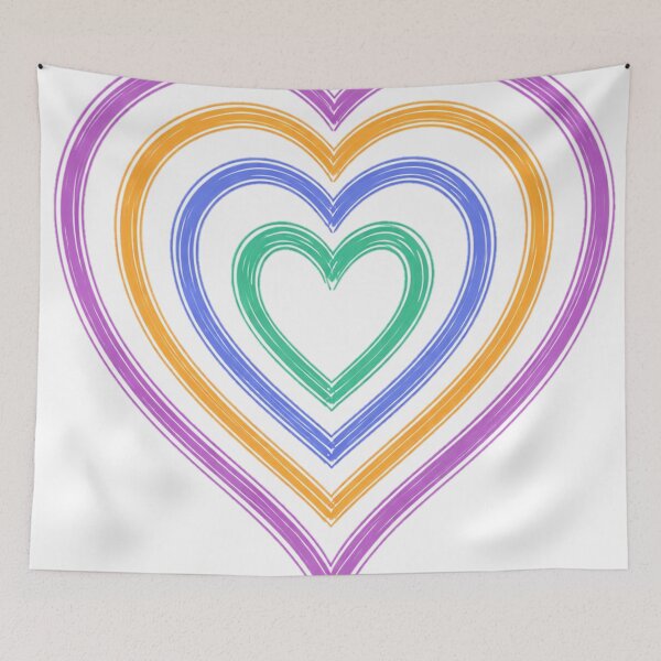 Item preview, Nested Neon Hearts designed and sold by Khanworld.