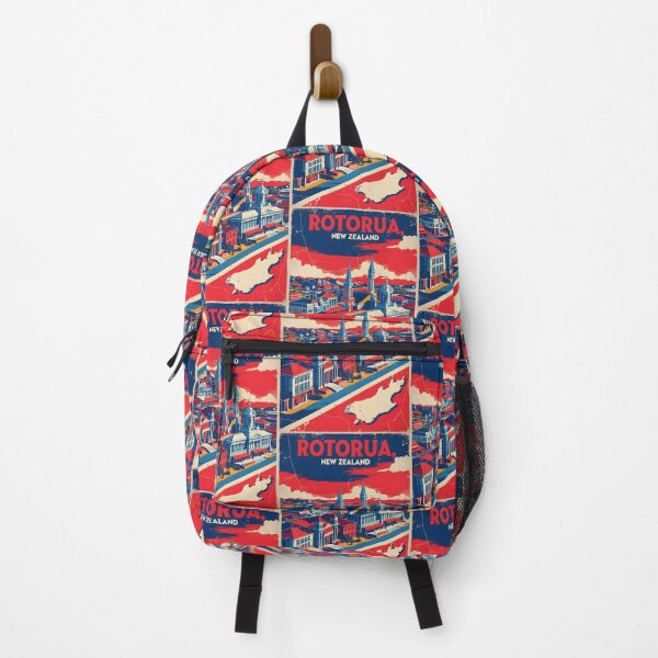 Item preview, Rotorua East New Zealand Retro Vintage Travel Design designed and sold by TravelersGems.