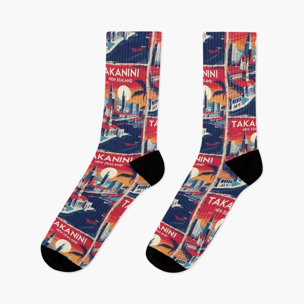 Item preview, Takanini New Zealand Retro Vintage Travel Design designed and sold by TravelersGems.
