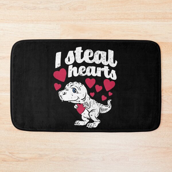 Item preview, I steal hearts - cute dino designed and sold by Halfstone.