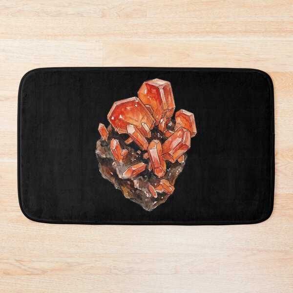Item preview, Watercolor Vanadinite Crystal Illustration designed and sold by SignumShop.