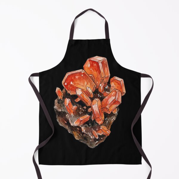 Item preview, Watercolor Vanadinite Crystal Illustration designed and sold by SignumShop.