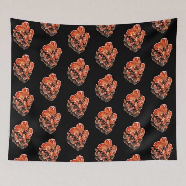 Item preview, Watercolor Vanadinite Crystal Illustration designed and sold by SignumShop.