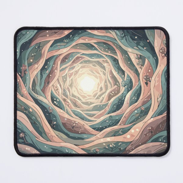 Item preview, Elysian Currents (Biophilic Anime Abstraction No 2) - Digital Vector Art designed and sold by Danford Biophilic.