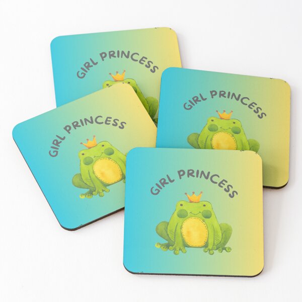 Item preview, Magical Frog Princess – Adorable Animated Illustration for Children & Fantasy Fans designed and sold by LazyButGenius.