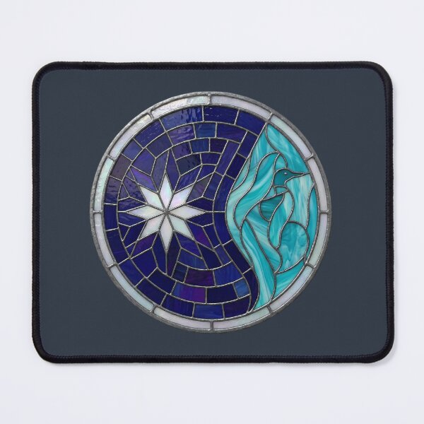Item preview, Minnesota North Star Stained Glass Emblem designed and sold by Orca Chuckle Studios.