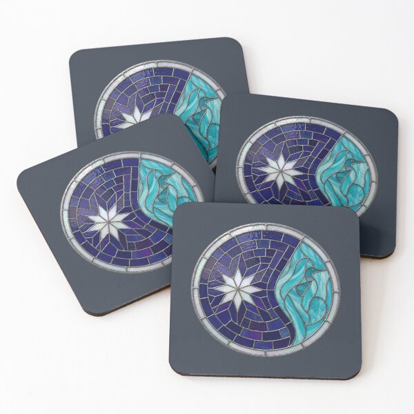 Item preview, Minnesota North Star Stained Glass Emblem designed and sold by Orca Chuckle Studios.