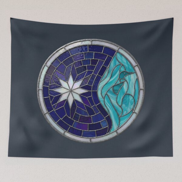 Item preview, Minnesota North Star Stained Glass Emblem designed and sold by Orca Chuckle Studios.