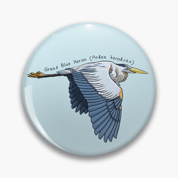 Item preview, Great Blue Heron Flying by Woodsmith designed and sold by SJWoodsmith.