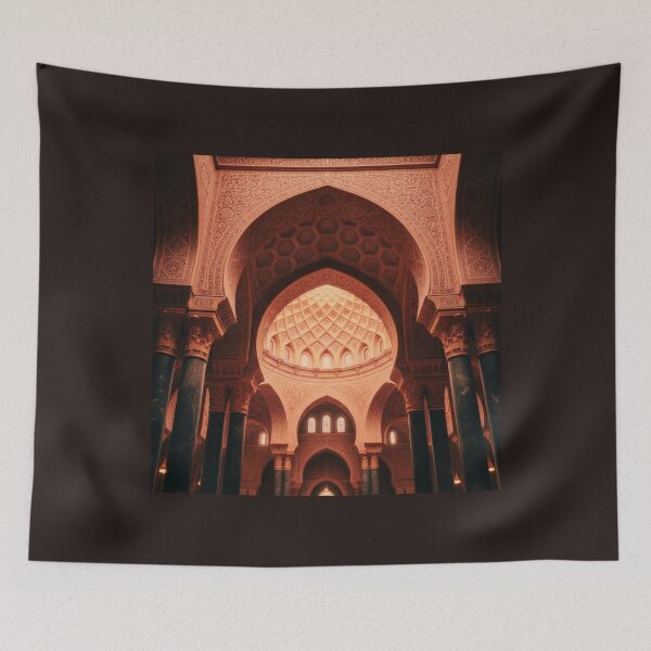 Item preview, Grand Islamic Archway Interior with Ornate Geometric Patterns designed and sold by D-Islamic.
