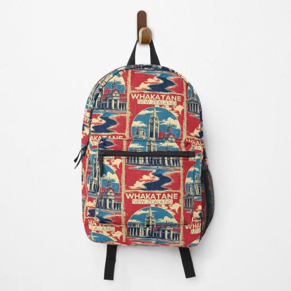 Item preview, Whakatane New Zealand Retro Vintage Travel Design designed and sold by TravelersGems.