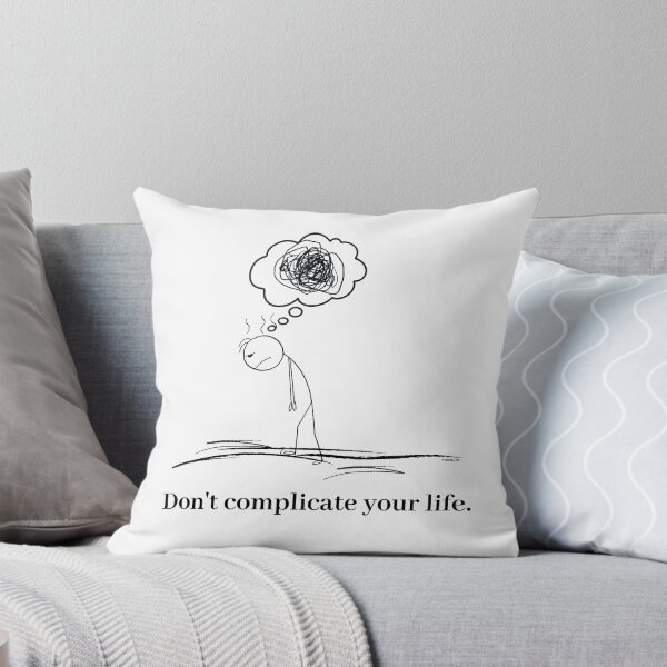 Item preview, Overthinking, But Quietly - don't complicate your life designed and sold by chillbyME.
