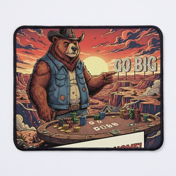 Item preview, The High-Stakes Grizzly: Go Big or Go Home designed and sold by GambleCore.