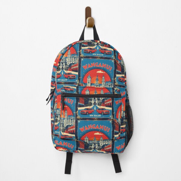 Item preview, Wanganui New Zealand Retro Vintage Travel Design designed and sold by TravelersGems.