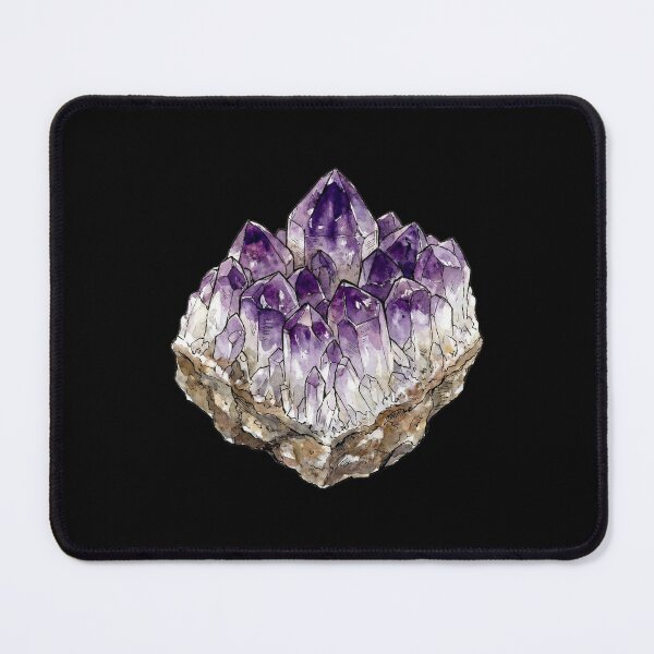 Item preview, Watercolor Amethyst Crystal Cluster designed and sold by SignumShop.