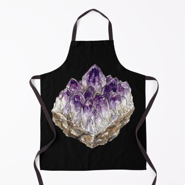 Item preview, Watercolor Amethyst Crystal Cluster designed and sold by SignumShop.