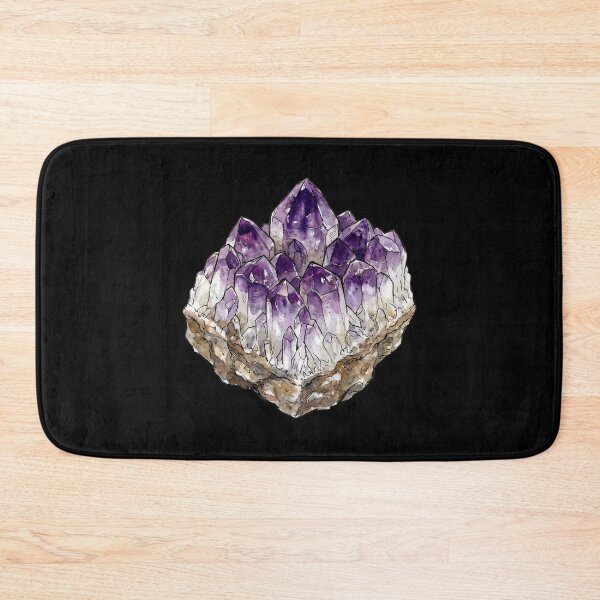 Item preview, Watercolor Amethyst Crystal Cluster designed and sold by SignumShop.