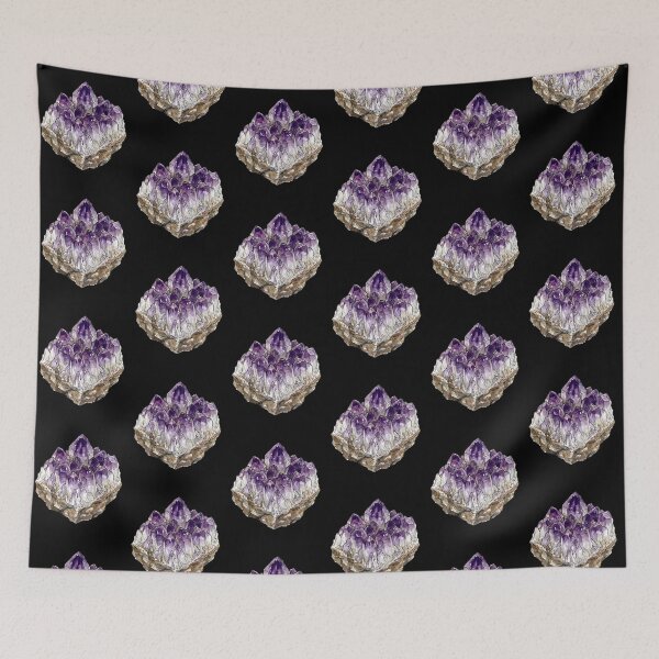 Item preview, Watercolor Amethyst Crystal Cluster designed and sold by SignumShop.