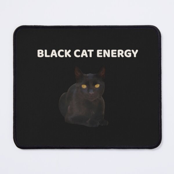 Item preview, Black Cat Energy – Minimalist Moody Black Cat Aesthetic Design designed and sold by MB-CatPrints.