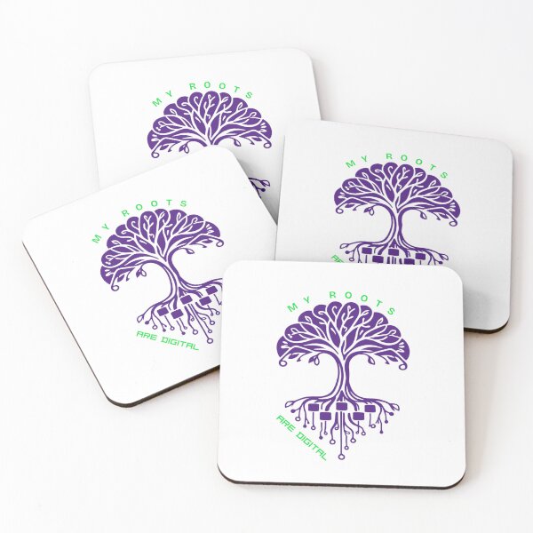 Item preview, My Roots Are Digital Tree Art | Tech Nature Concept Design designed and sold by CindyRandomVibes.