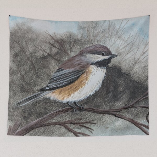 Item preview, Boreal chickadee in the forest  designed and sold by Matt Starr Fine Art .