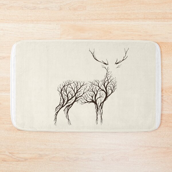 Item preview, Actaeon’s Grace (Minimalist) - Figurative Biophilic Vector Art designed and sold by Danford Biophilic.