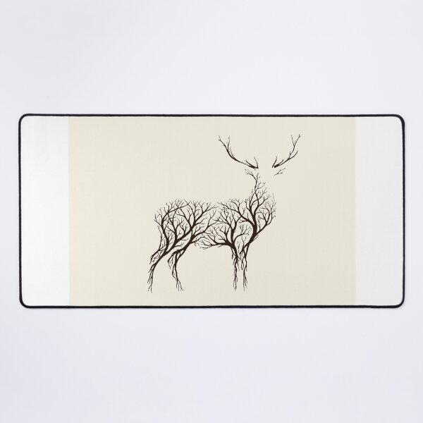 Item preview, Actaeon’s Grace (Minimalist) - Figurative Biophilic Vector Art designed and sold by Danford Biophilic.