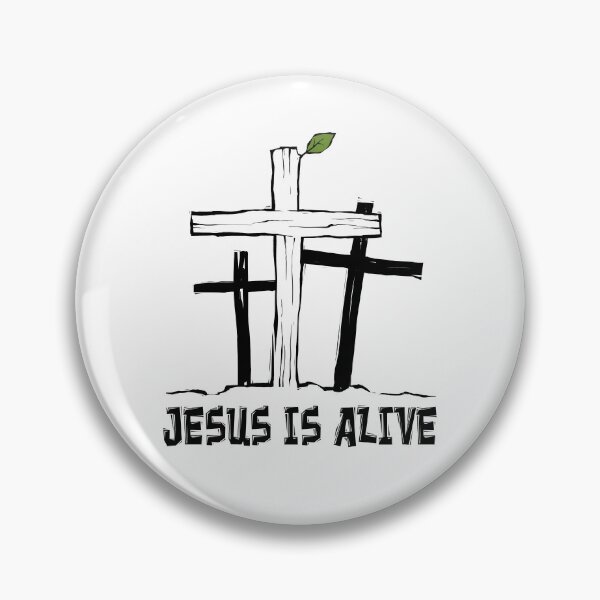 Artikelvorschau, Jesus lives - Cross Resurrection Hope Faith entworfen und verkauft von Halfstone.