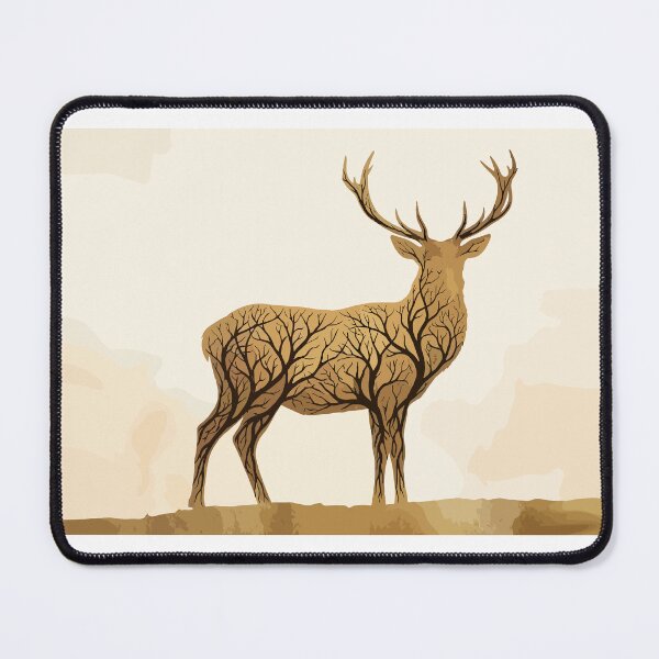 Item preview, Actaeon’s Grace - Figurative Biophilic Vector Art designed and sold by Danford Biophilic.