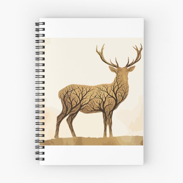 Artikelvorschau, Actaeons Anmut – Figurative biophile Vektorgrafik entworfen und verkauft von Danford Biophilic.