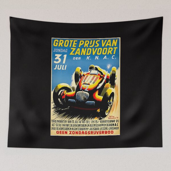 Item preview, Blast from the past an old  poster grand prix Zanvoort  designed and sold by Helios Be. Lavsh.