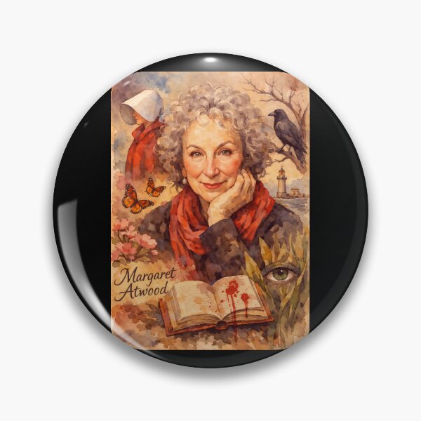 Item preview, Margaret Atwood designed and sold by Sarcastic designs.