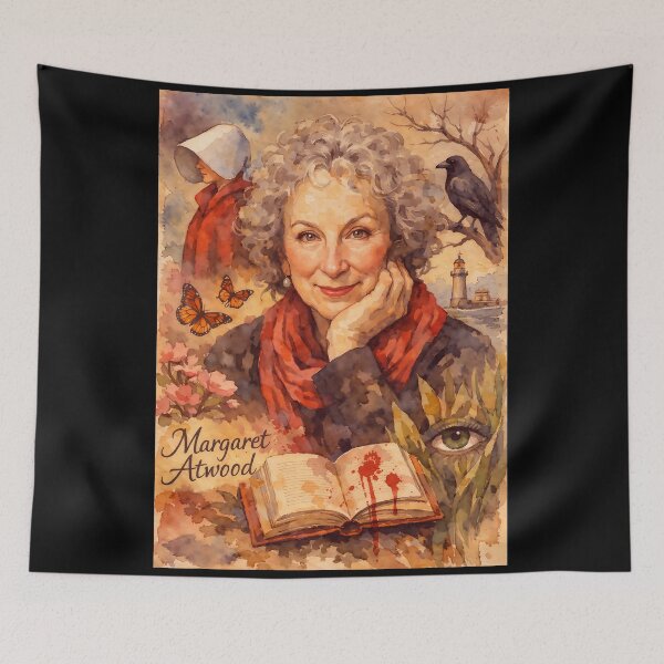 Item preview, Margaret Atwood designed and sold by Sarcastic designs.