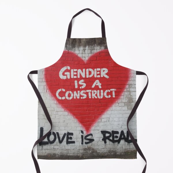 Item preview, Gender is a Construct Love is Real: Street Art Pride designed and sold by rainbowgremlin.