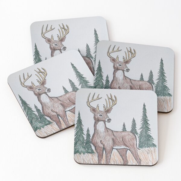 Item preview, Whitetail buck on the lookout  designed and sold by Matt Starr Fine Art .
