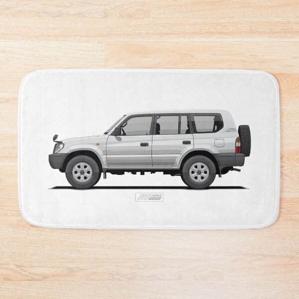 Item preview, Prado 95 LWB Super White – 90 Series Base Spec Steel Wheel Utility 4x4 Illustration designed and sold by ARVwerks.