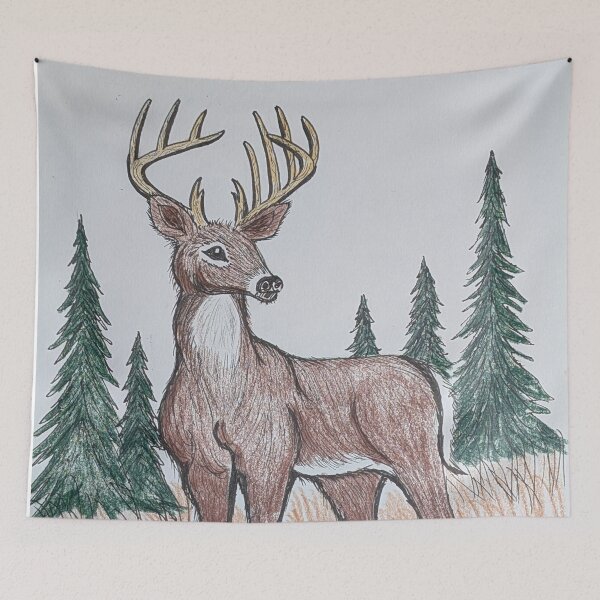 Item preview, Whitetail buck on the lookout  designed and sold by Matt Starr Fine Art .