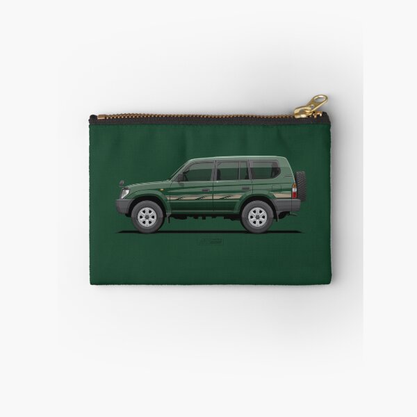 Item preview, Prado 95 LWB Dark Green Metallic – 90 Series Base Spec Steel Wheel Utility 4x4 Illustration designed and sold by ARVwerks.